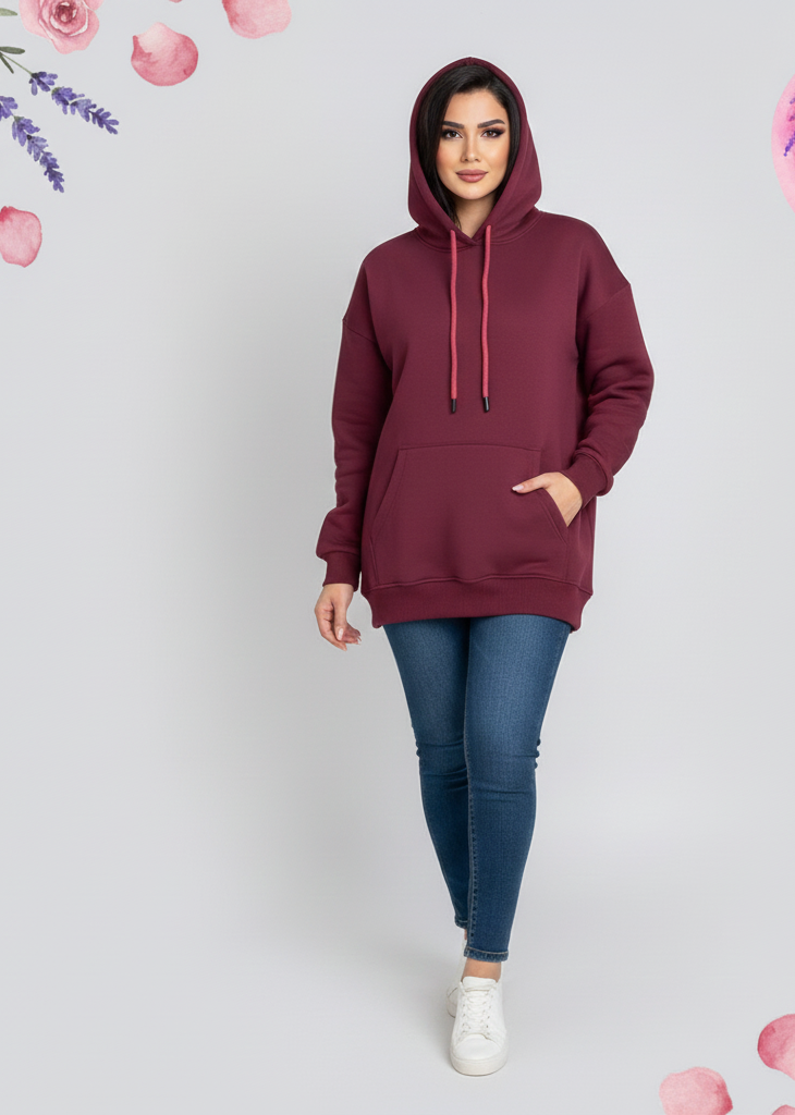 هودي "الدفء العصري" - Oversize Hoodie